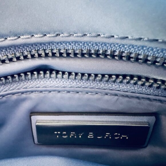 NWOT Tory Burch Britten Puffy Mini Crossbody Pale Iris - AS-IS / READ - Picture 7 of 12